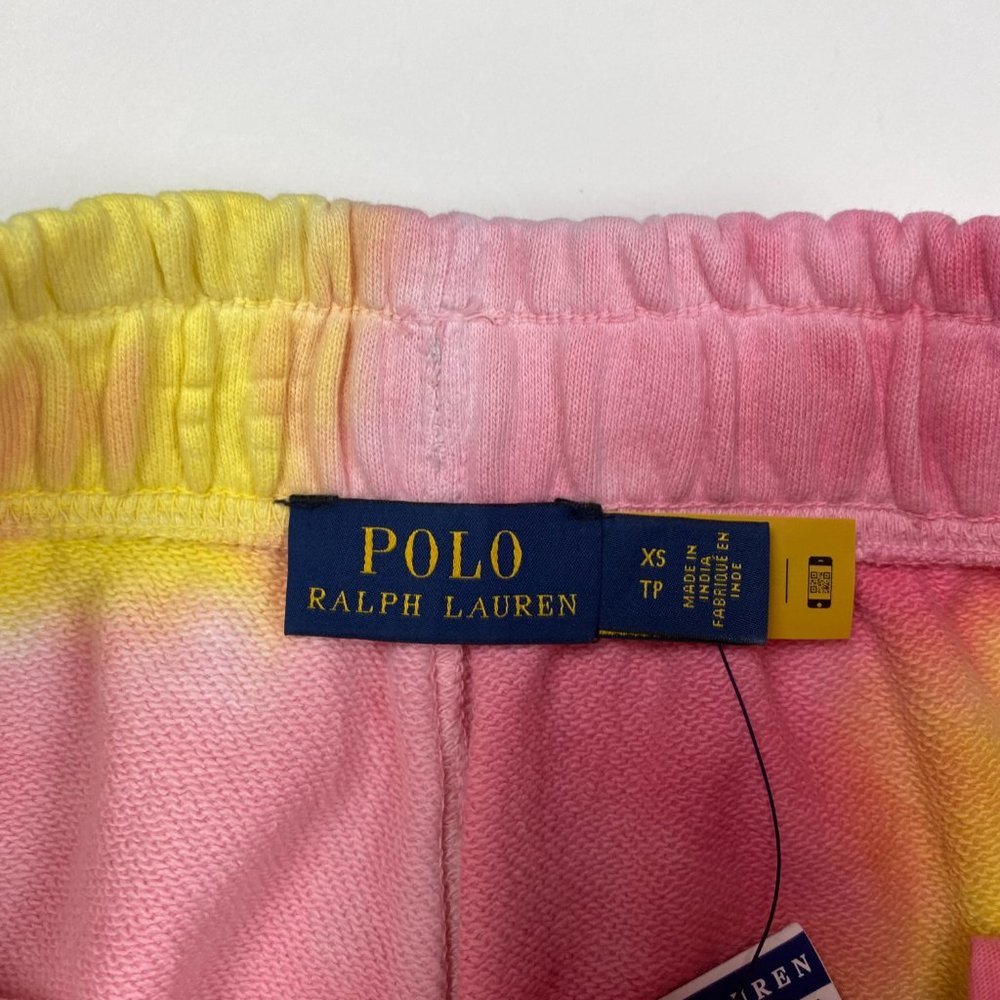Polo Ralph Lauren Tie Dye Jogger Sweatpants Women's XS French Terry Gym Pants - Picture 7 of 12
